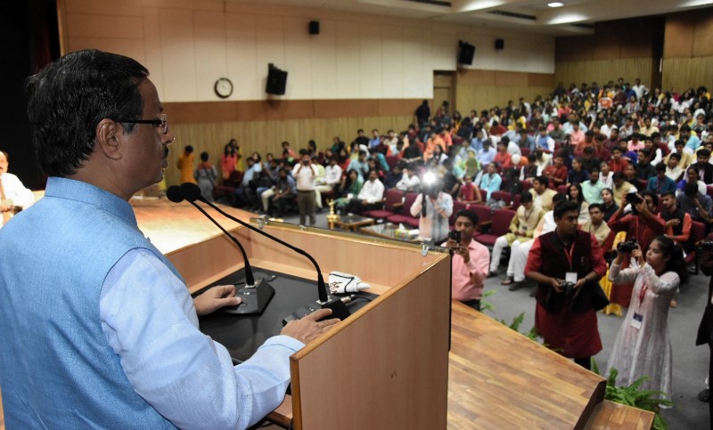 UP_Dy_CM ने जयपुरिया माडल यूनाइटेड नेशन्स के छठे वार्षिक सम्मेलन को संबोधित करते हुए