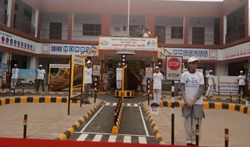 स्वास्थ्य मंत्री रोड सेफ्टी आडिटोरियम और ट्रैफिक पार्क के लोर्कापण कार्य्रकम में
