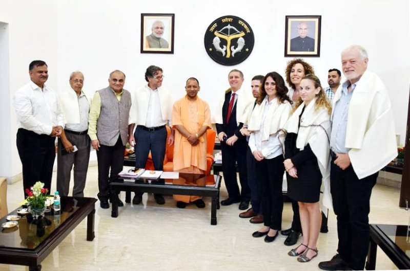 UPCM से इज़राइल के राजदूत के नेतृत्व में आए प्रतिनिधिमण्डल ने मुलाकात की 