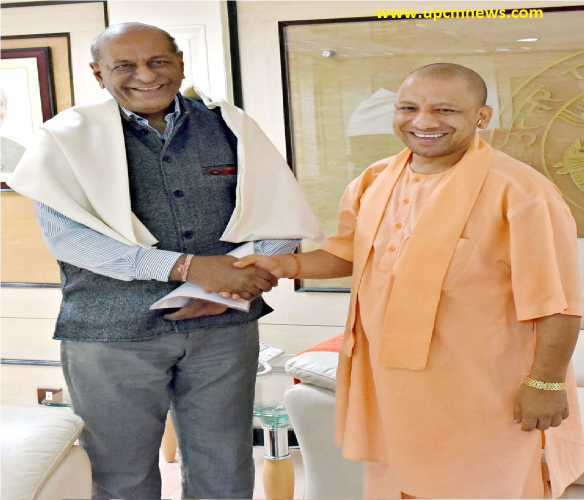 UPCM से मॉरीशस के उच्चायुक्त जे. गोवर्धन ने मुलाकात करते हुए