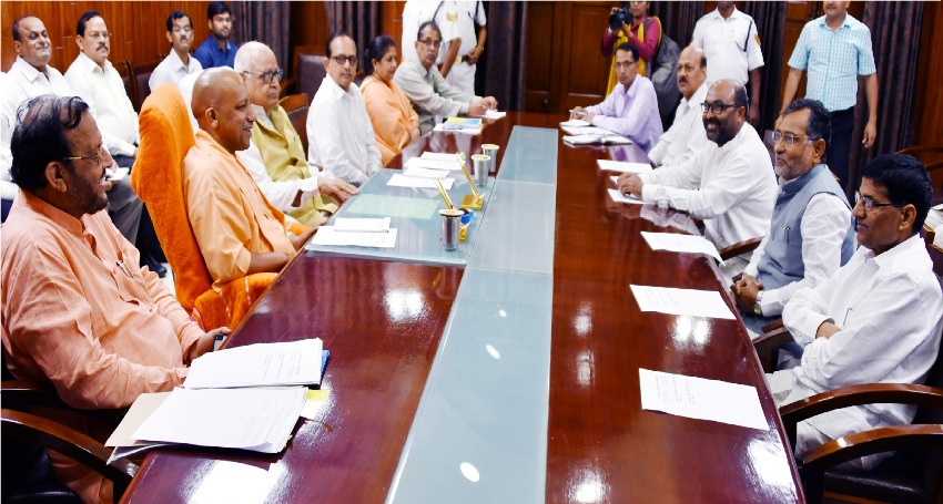 UPCM 23 अगस्त 2018 से प्रारम्भ होने वाले विधानसभा सत्र की सर्वदलीय बैठक शामिल हुए