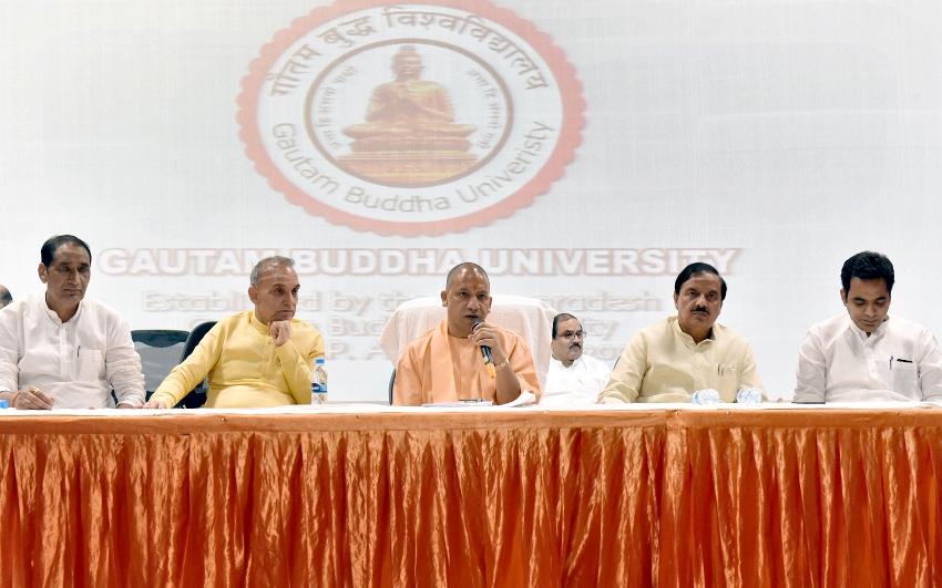 UPCM गौतमबुद्ध विश्वविद्यालय के शैक्षणिक सत्र 2018-19 का शुभारम्भ कार्यक्रम में