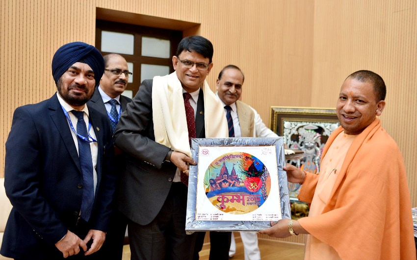 UPCM से उनके सरकारी आवास पर इलाहाबाद बैंक के प्रबंध निदेशक एवं मुख्य कार्यपालक अधिकारी सीएच.एस.एस. मल्लिकार्जुन ने मुलाकातकरते हुए