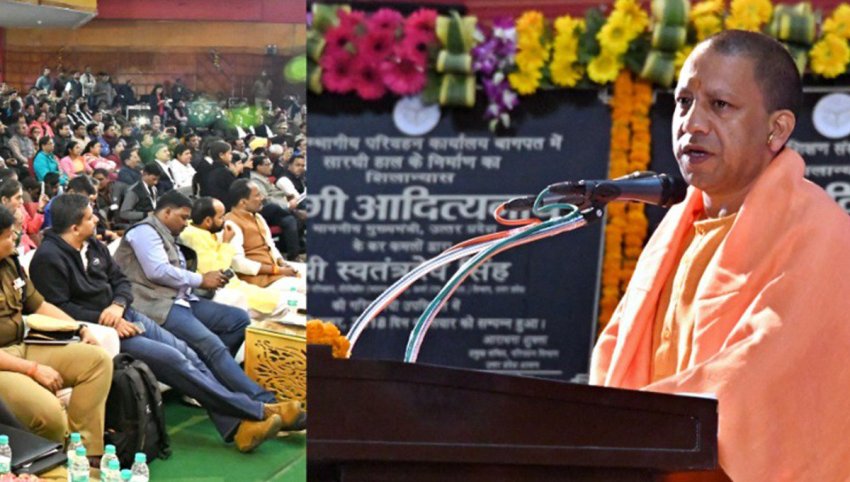 UPCM सड़क सुरक्षा कार्यशाला के कार्यक्रम को सम्बोधित करते हुए