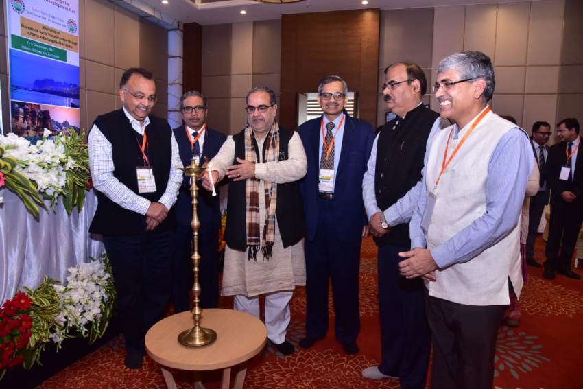 पंचायतीराज राज्यमंत्री जन योजना अभियान अन्तर्गत आयोजित दो दिवसीय राष्ट्रीय कार्यशाला का शुभारम्भ करते हुए