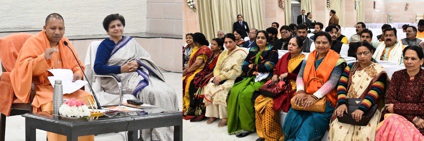 महापौर UPCM से सभी पार्षदों के परिचय करवाते हुए
