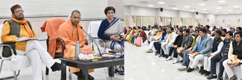 UPCM का आशीर्वाद एवं मार्गदर्शन नव वर्ष 2019 के लिए लखनऊ की महापौर संग समस्त पार्षदों को मिला