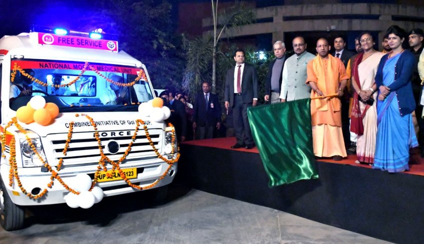 UPCM ने राष्‍ट्रीय सचल चिकित्सा इकाई सेवा का शुभारम्‍भ किया