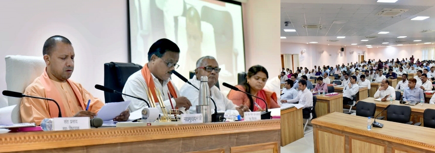 UPCM योगी आदित्यनाथ ने गोरखपुर में जनपद स्तरीय समीक्षा बैठक की