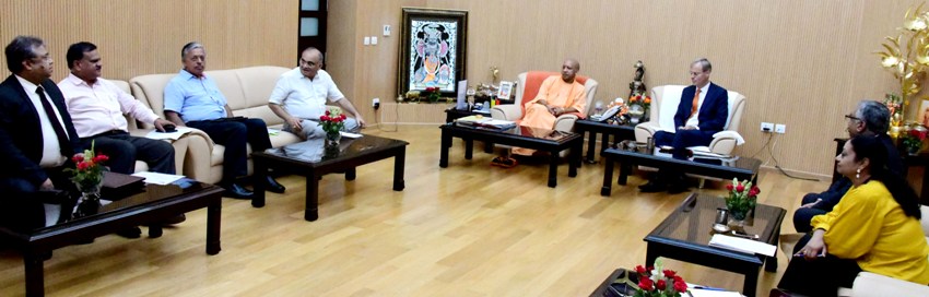UPCM योगी आदित्यनाथ से नीदरलैंड के राजदूत ने मुलाकात की