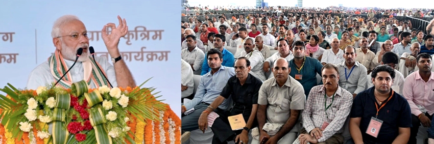 #PM_मोदी मथुरा में कार्यक्रम को सम्बोधित करते हुए