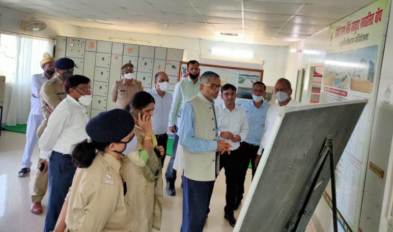 मुख्य सचिव ने अर्जुन सहायक परियोजना एवं काशीपुरा पेयजल परियोजना का स्थलीय निरीक्षण किया